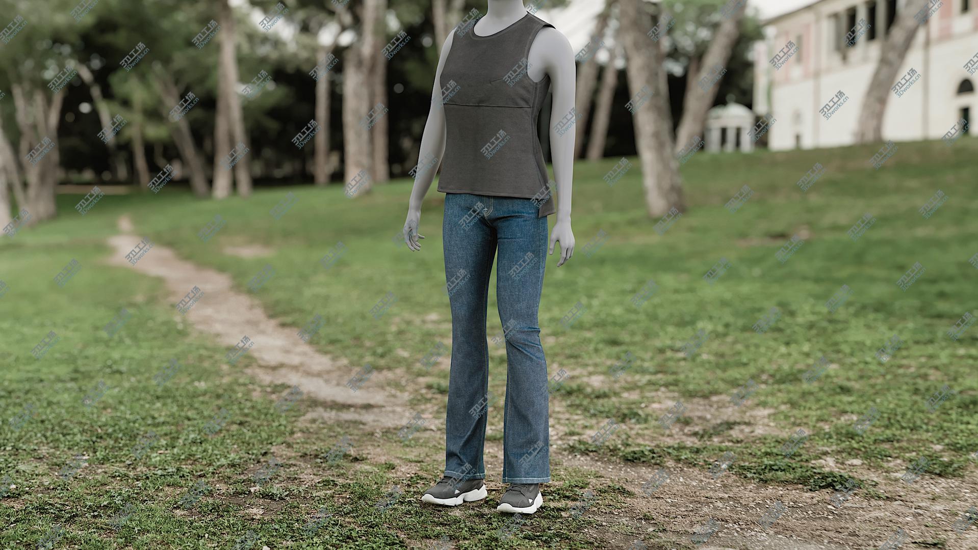 images/goods_img/20210319/3D Women's Jeans Vest Sneakers 1/2.jpg